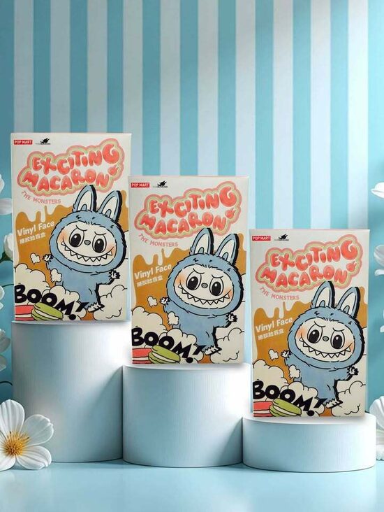 LABUBU "Exciting Macaron" kolekcijos slapta dėžutė *su pažeista dėžute