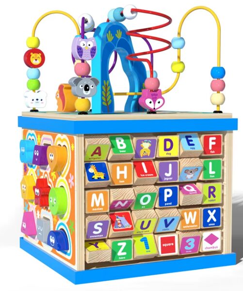 Lavinamasis Montessori kubas - ABC